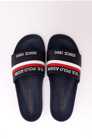 Men's Navy Blue Slippers