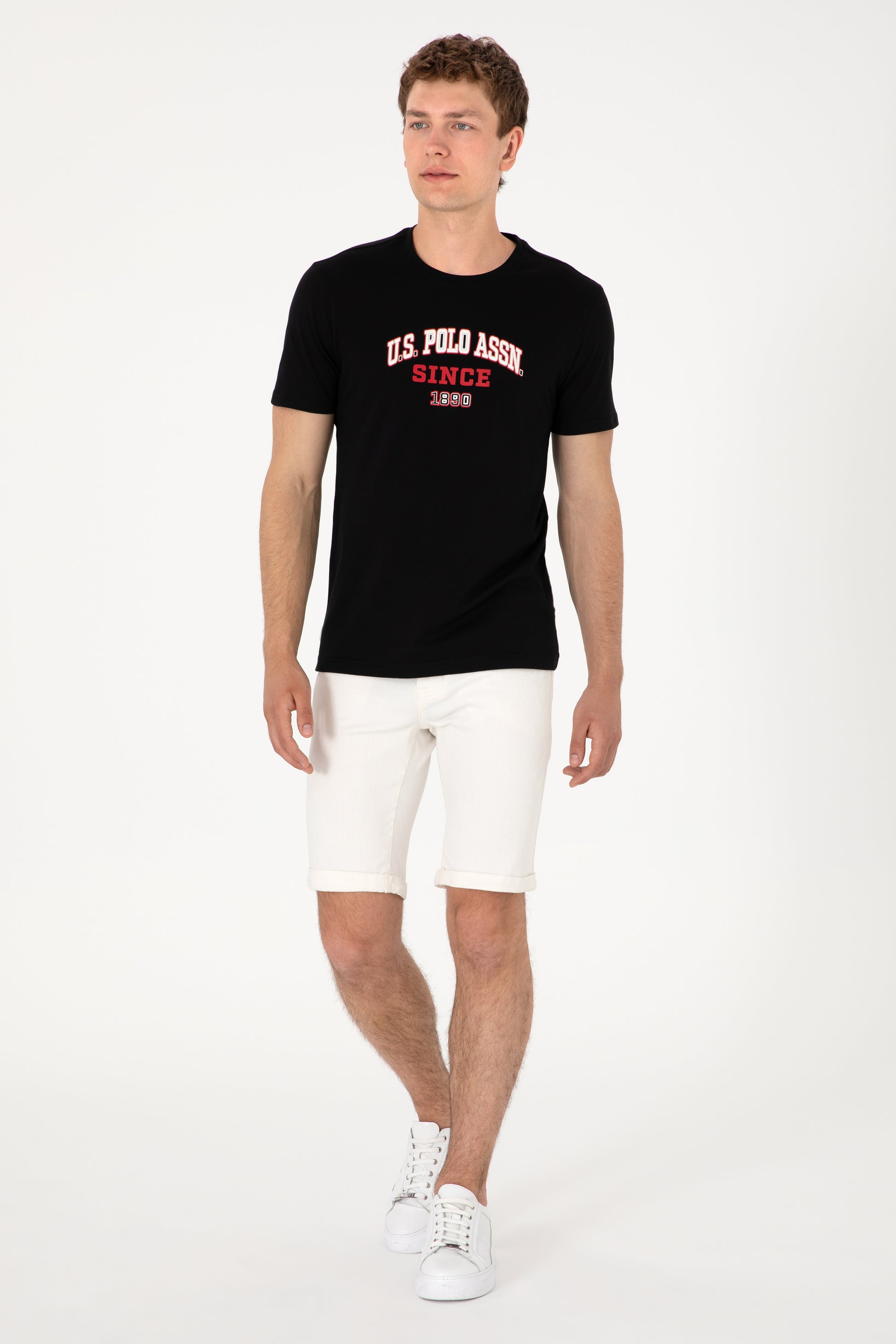 Men's Regular Fit Crew Neck Black T-Shirt