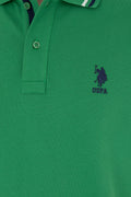 Men's Green Basic T-Shirt