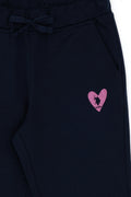 Girls' Navy Sweatpants