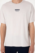 Men's Comfort Fit Crew Neck Light Grey T-Shirt
