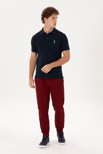 Men's Burgundy Sweatpants