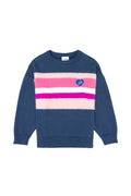 Girls' Indigo Crew Neck Sweater