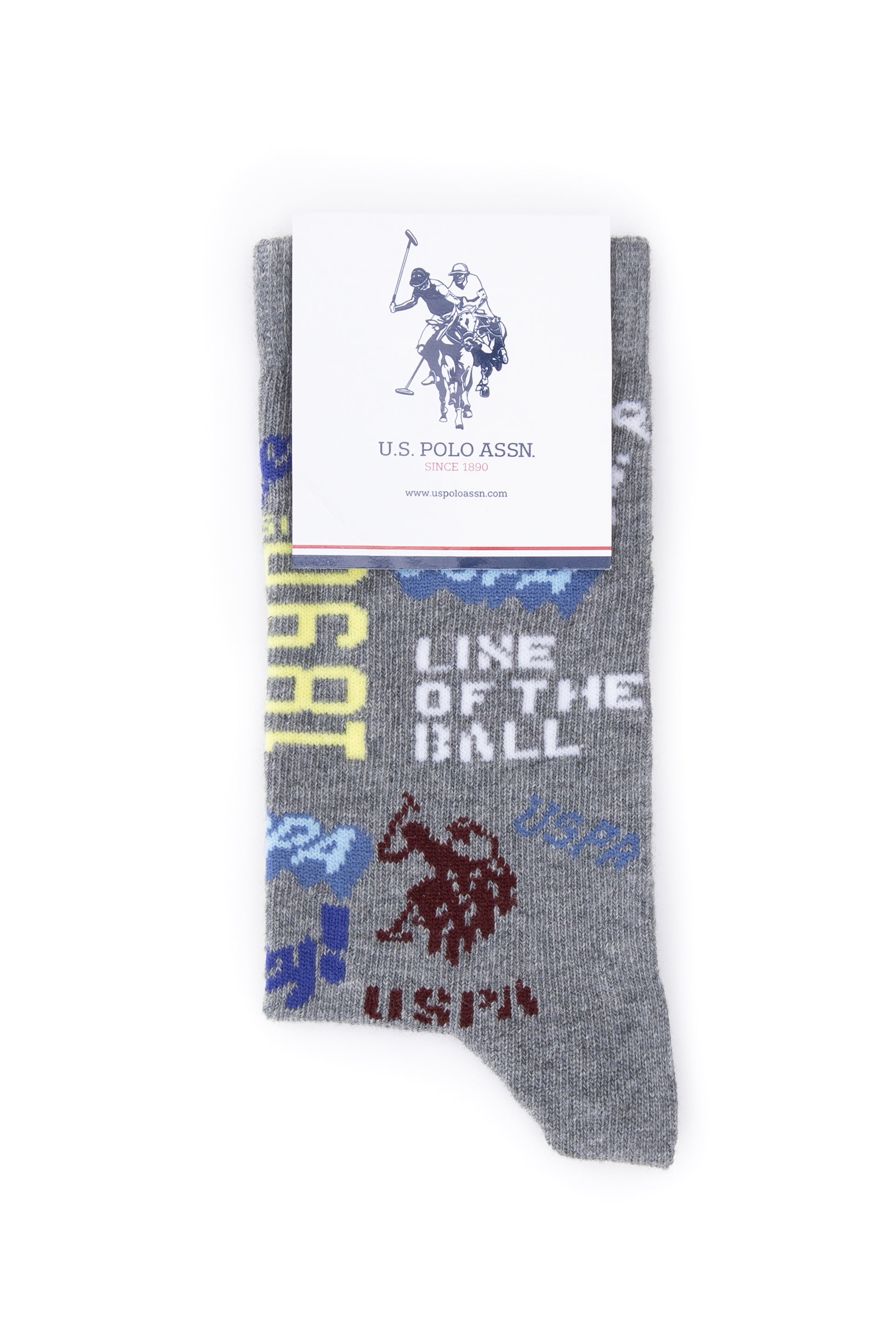 Boy's Grey Melange Socket Socks