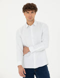 Oil Slim Fit Long Sleeve Shirt
