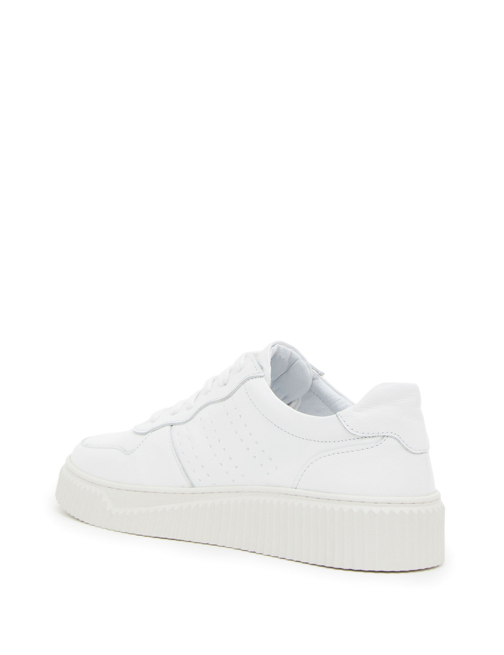 White 100% Leather Casual Shoes