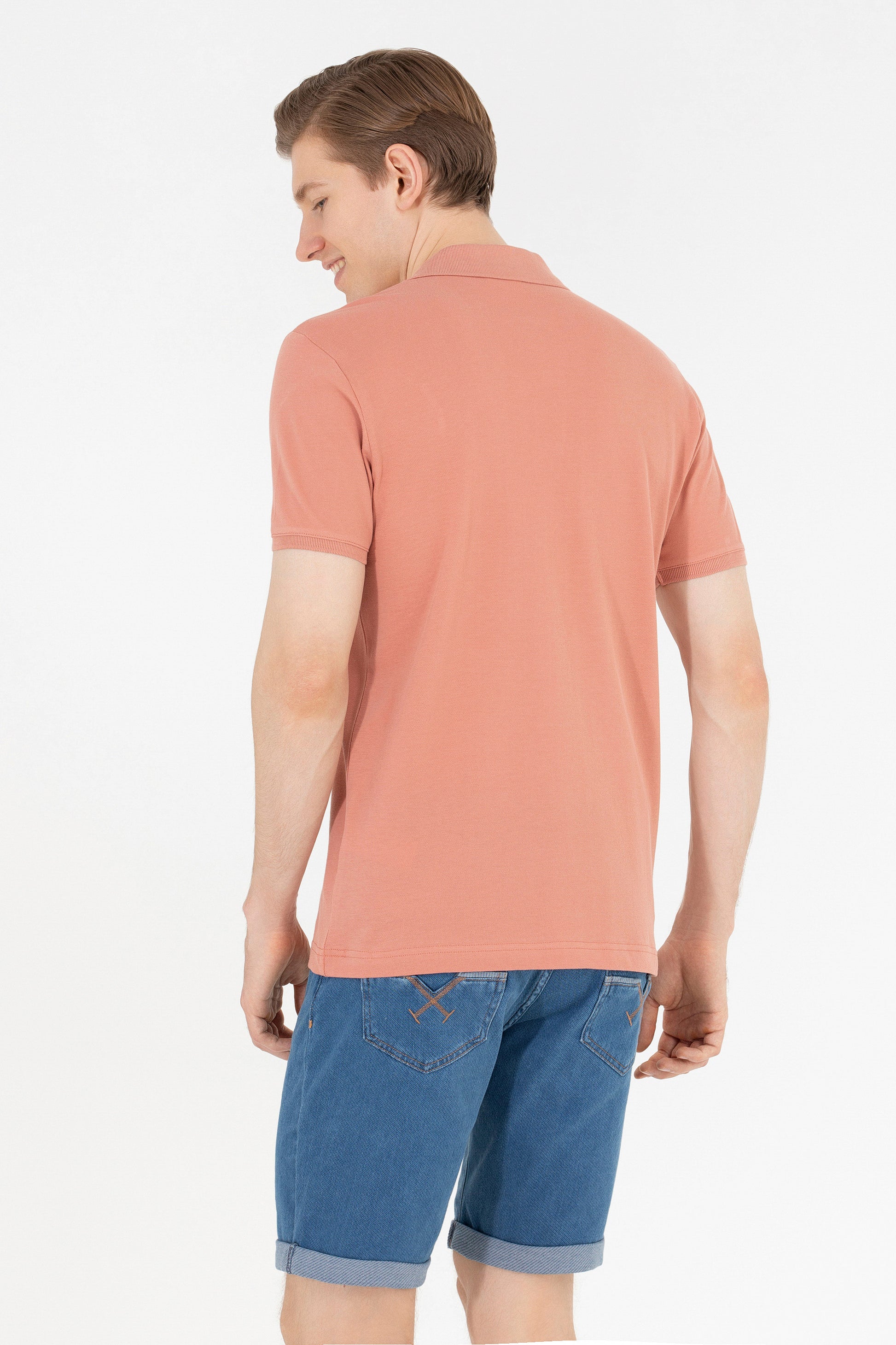 Men's Powder Basic Polo Neck T-Shirt