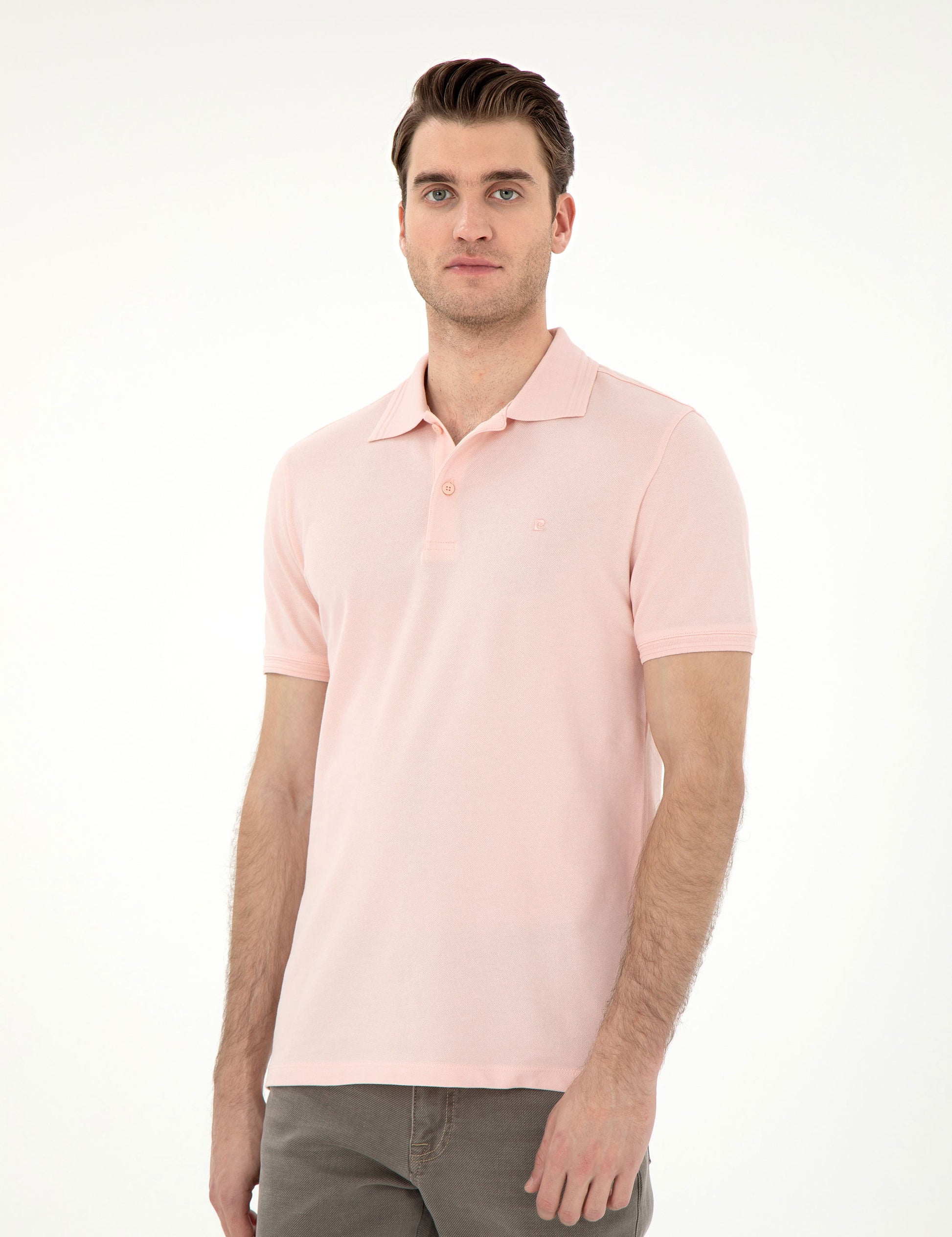 Powder Slim Fit 100% Cotton Polo Neck Basic T-Shirt