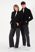 Men's Black Knitted Cardigan