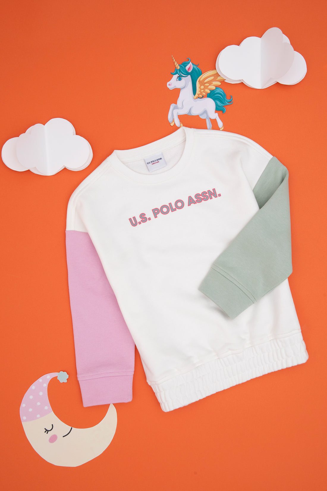 Girl's Ecru Sweatshirt