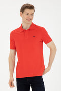 Men's Red Basic T-Shirt