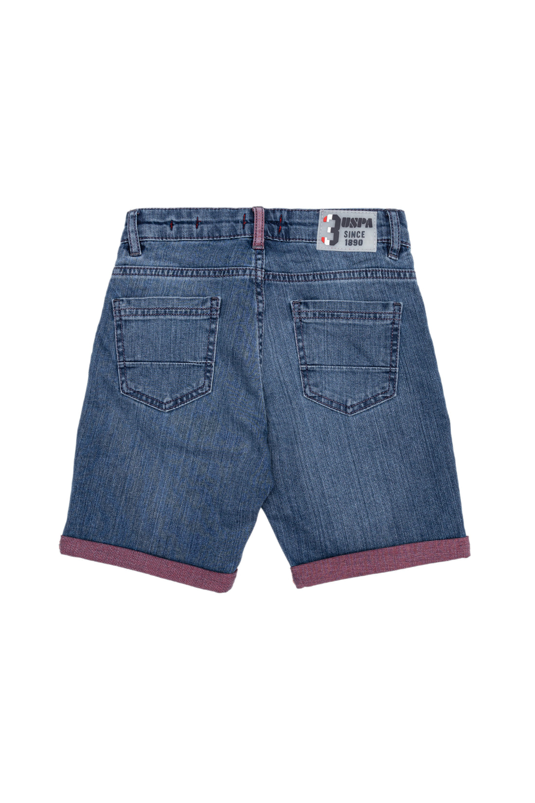 Boy's Red Jean Shorts
