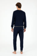 Men's Navy Blue Pajama Set