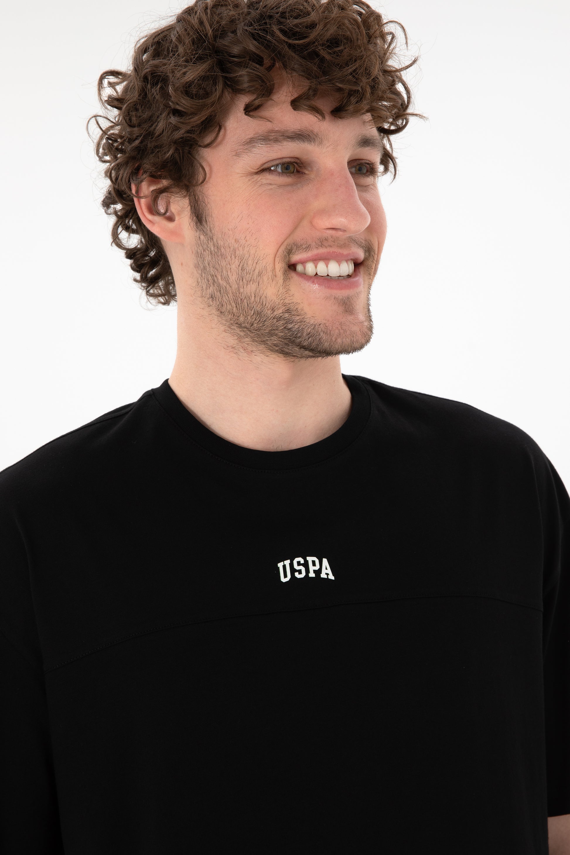 Men's Comfort Fit Crew Neck Black T-Shirt