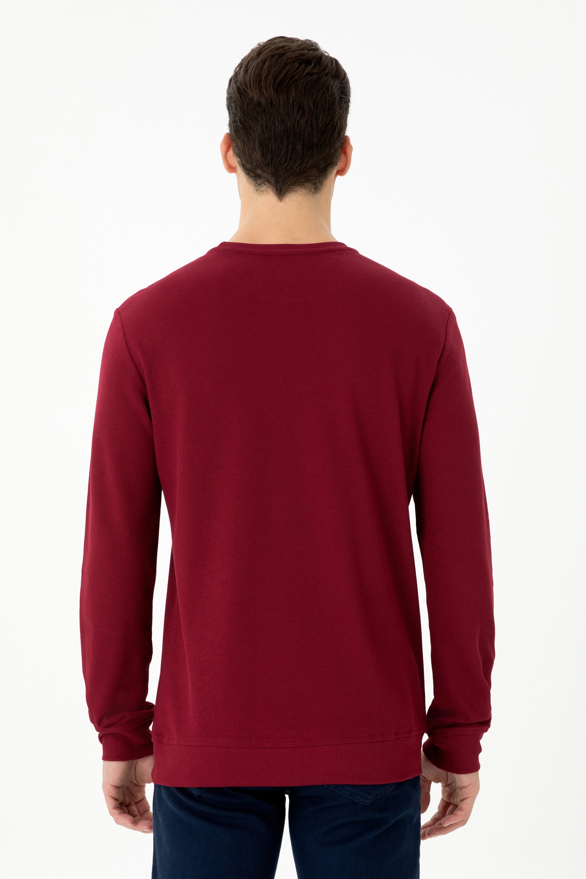 Men's Burgundy Sweatshirt