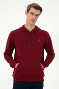 Men's Burgundy Basic Sweatshirt