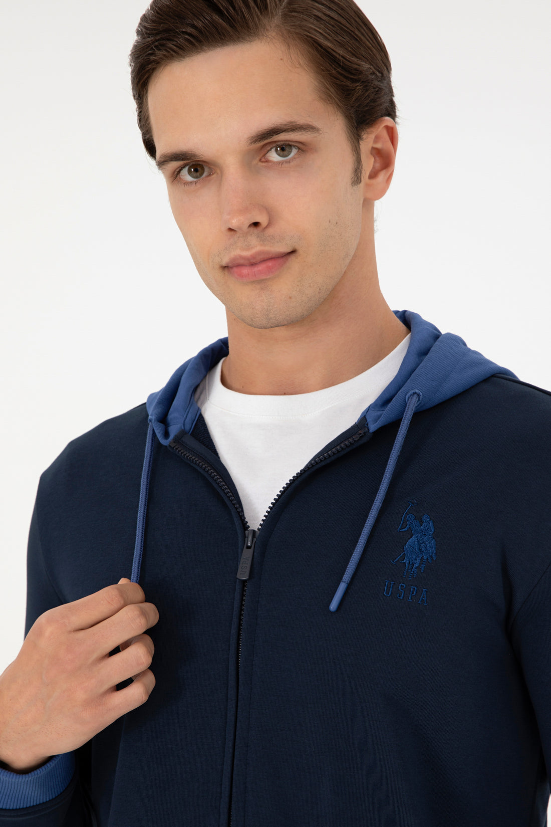 Men's Navy Blue Knitted Cardigan