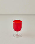 Desirzu Sabancı Calle Glass Handmade Goblet Red