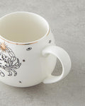 Cancer New Bone China Mug 325 ml Black-White-Gold