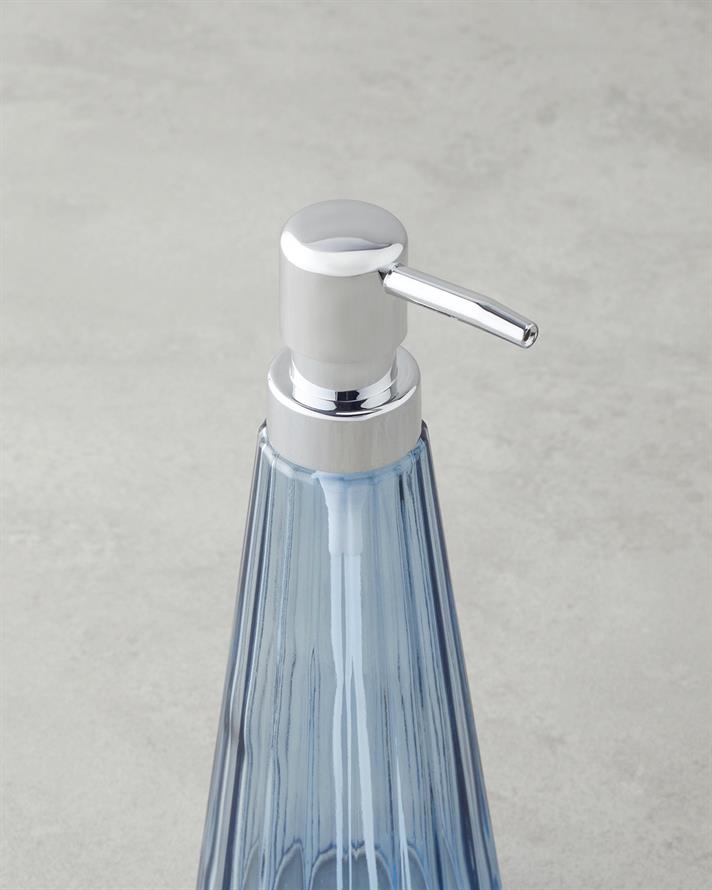 Cannes Bathroom Liquid Soap Dispenser 22.5 cm Blue