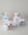 Carnaval Birds New Bone China Mug Blue