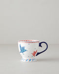 Carnaval Birds New Bone China Mug Blue