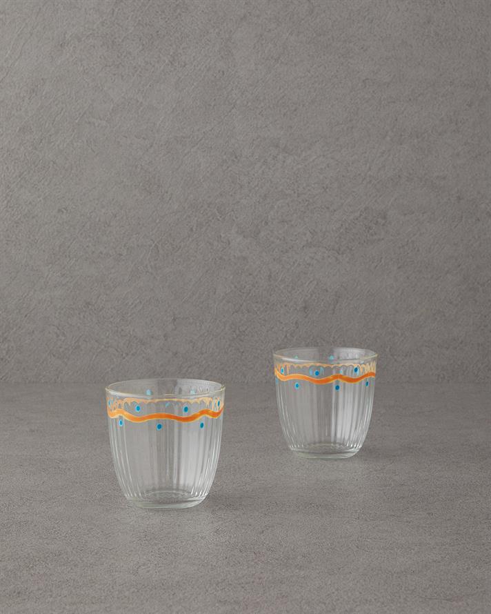 Carnival Day Glass 2 Glass 290 ml Orange