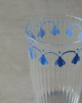 Carnival Drip Glass 3-Pack Cup 395 ml Blue