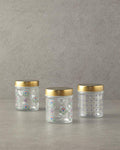 Carnival Time Glass 3 Pcs Jar Clear