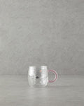 Catie Borosilicate Glass Double Walled Mug Pink