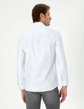 Blue Slim Fit Long Sleeve Shirt