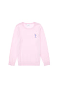 Girls' Pink Basic Sweater