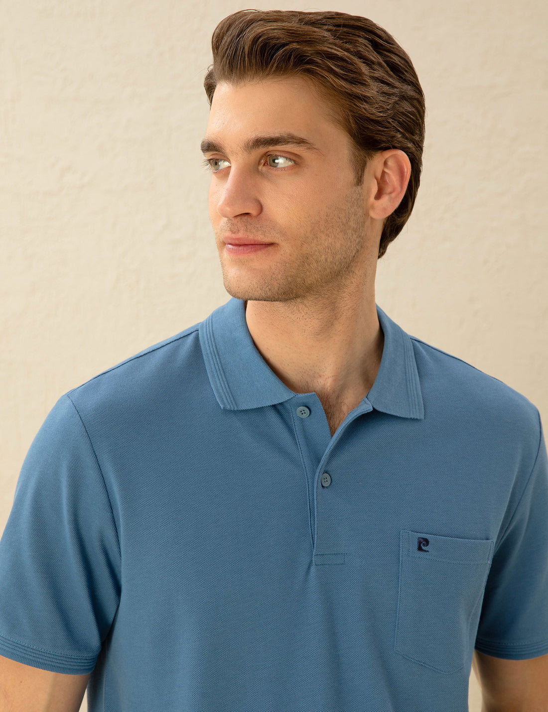 Dark Blue Regular Fit Basic T-Shirt