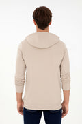 Men's Stone Knitted Cardigan