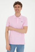 Men's Pink Basic T-Shirt