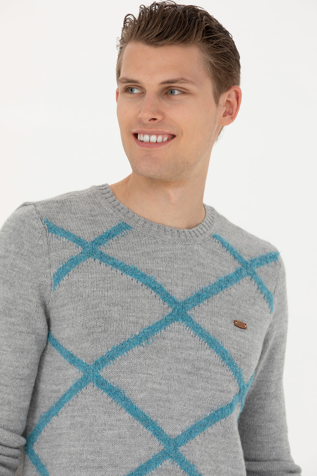 Men's Grey Melange Sweater