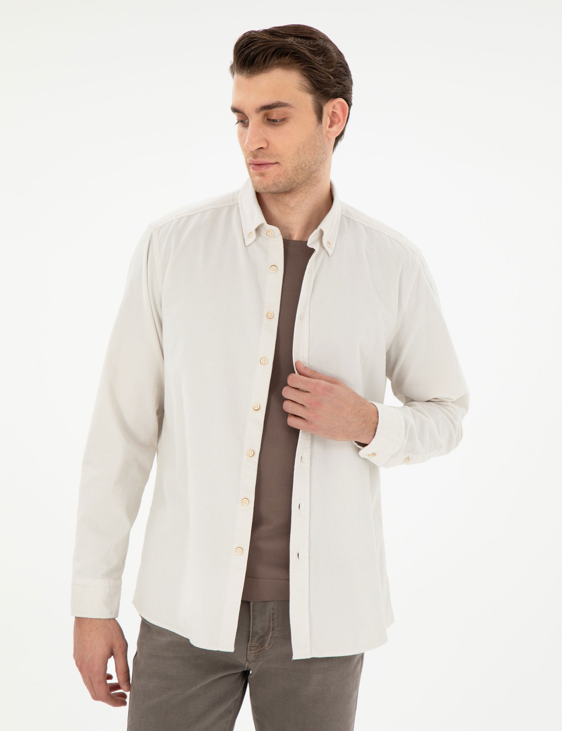 Mink Regular Fit Long Sleeve Shirt