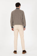 Men's Cream Canvas Pants
