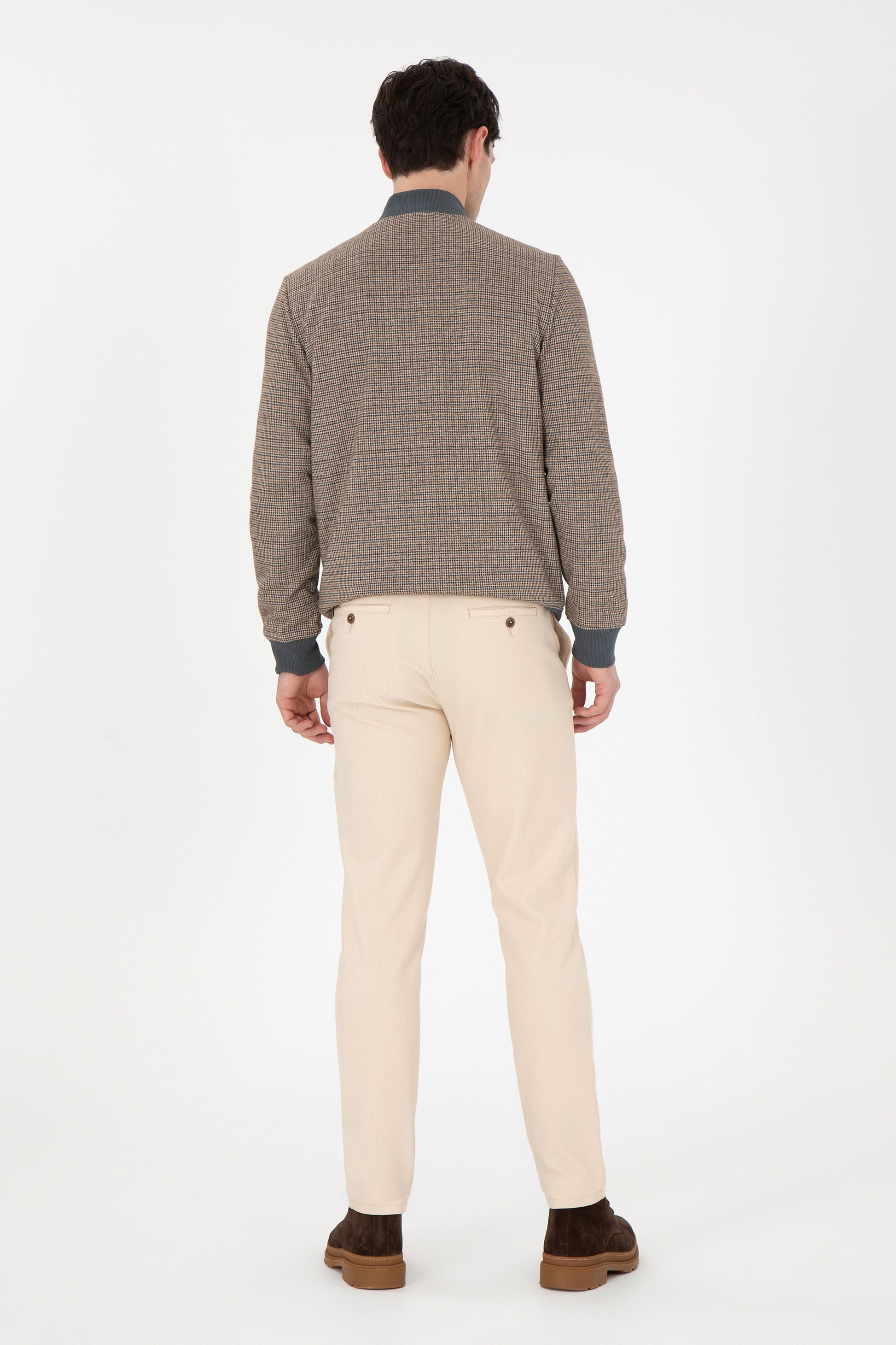 Men's Cream Canvas Pants