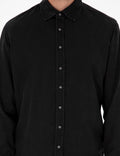 Black Regular Fit Jean Shirt
