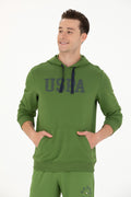 Men's Green Basic Sweatshirt