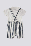 Boy Baby Striped Jumpsuit 2-Piece Set