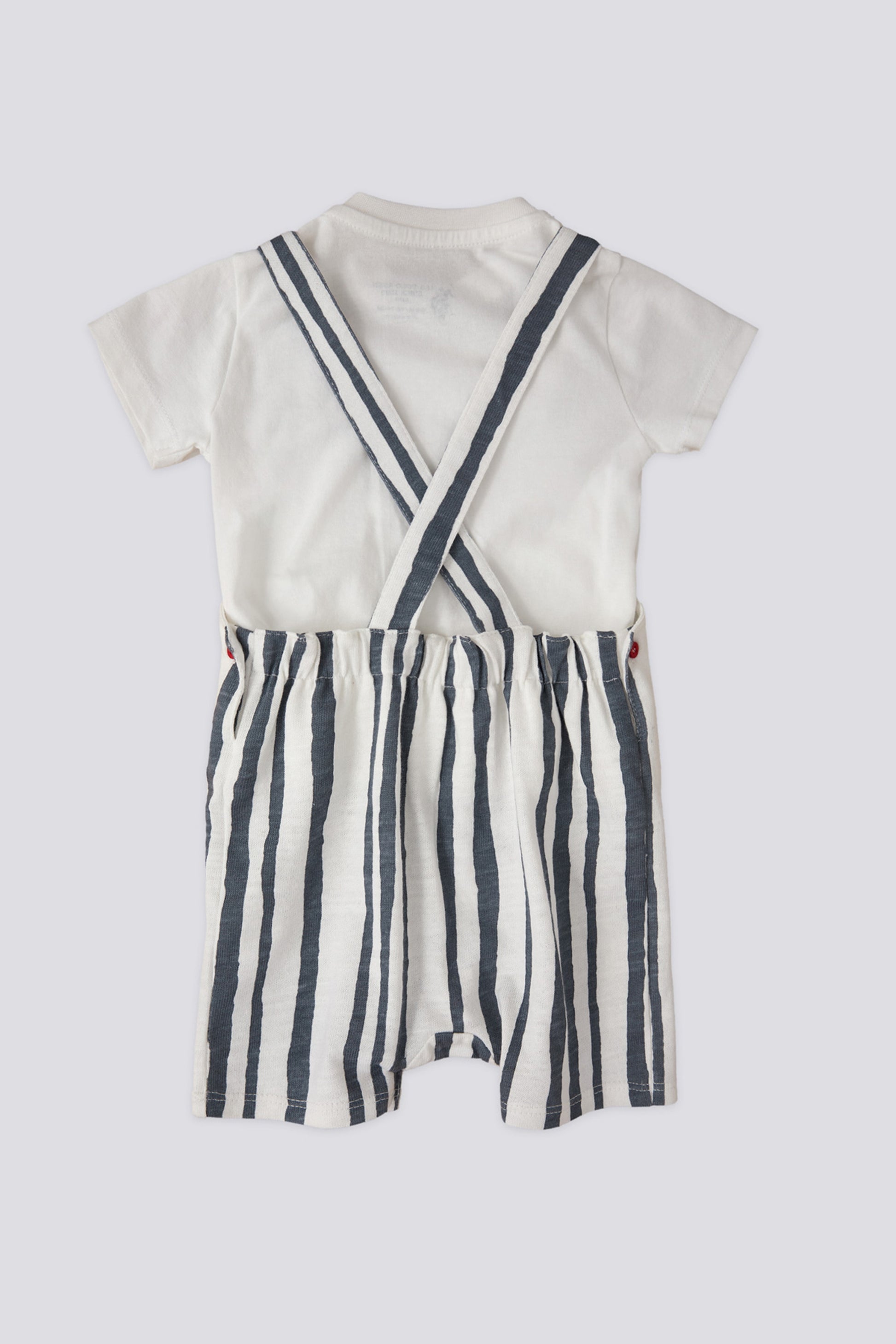 Boy Baby Striped Jumpsuit 2-Piece Set