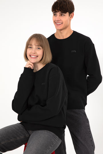 Men's Black Basic Sweatshirt