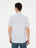 Light Blue Regular Fit Short Sleeve Shirt