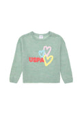 Girl's Water Green Sweater