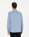 Blue Regular Fit Long Sleeve Shirt