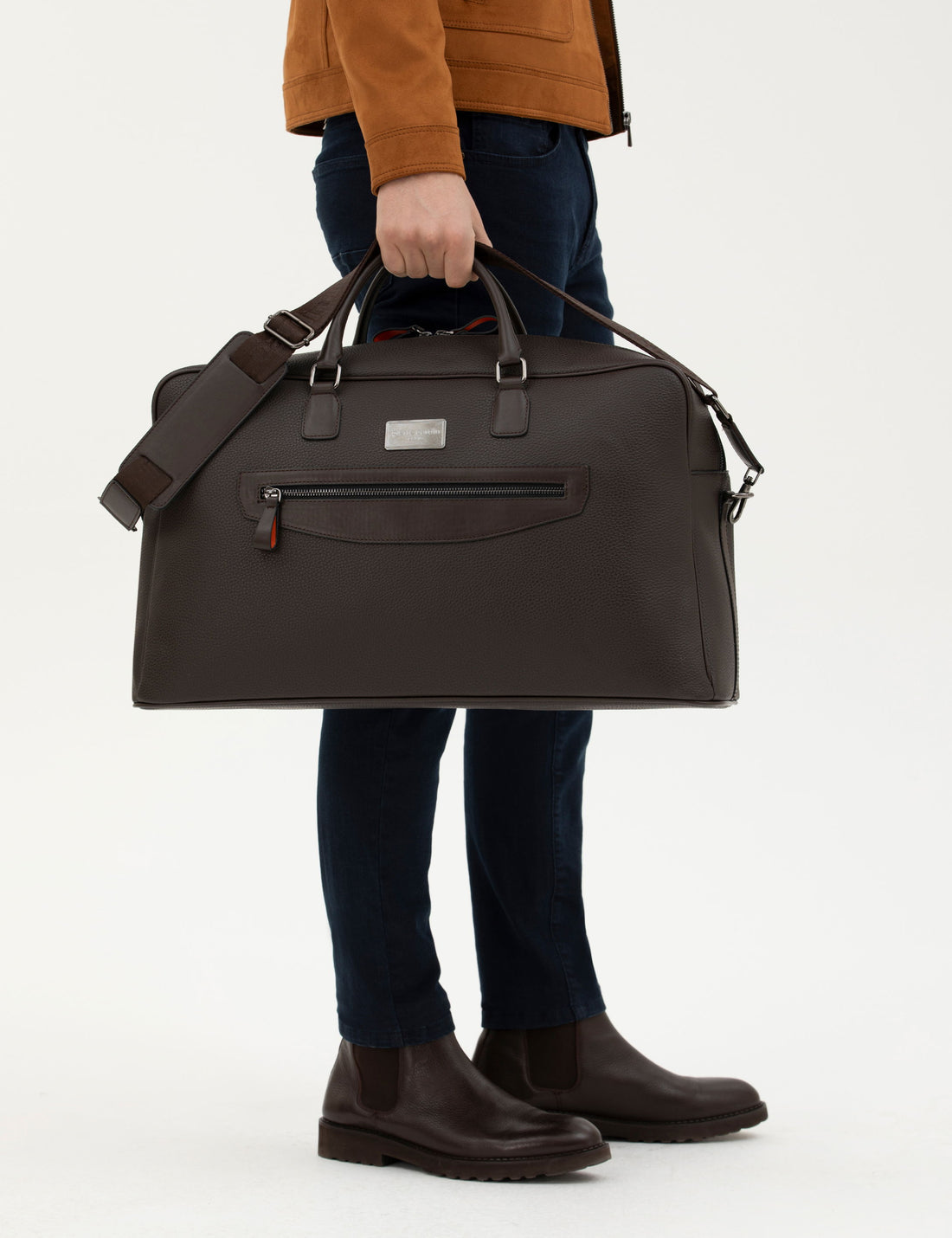 Men's Brown Sports Bag