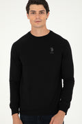 Men's Black Basic Sweatshirt