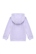 Girls' Lilac Hooded Basic Sweatshirt